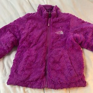 Burgundy north face mossbud rev jacket size xs 6